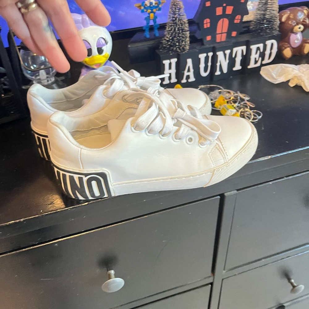 Brand new Moschino sneakers, worn only three times